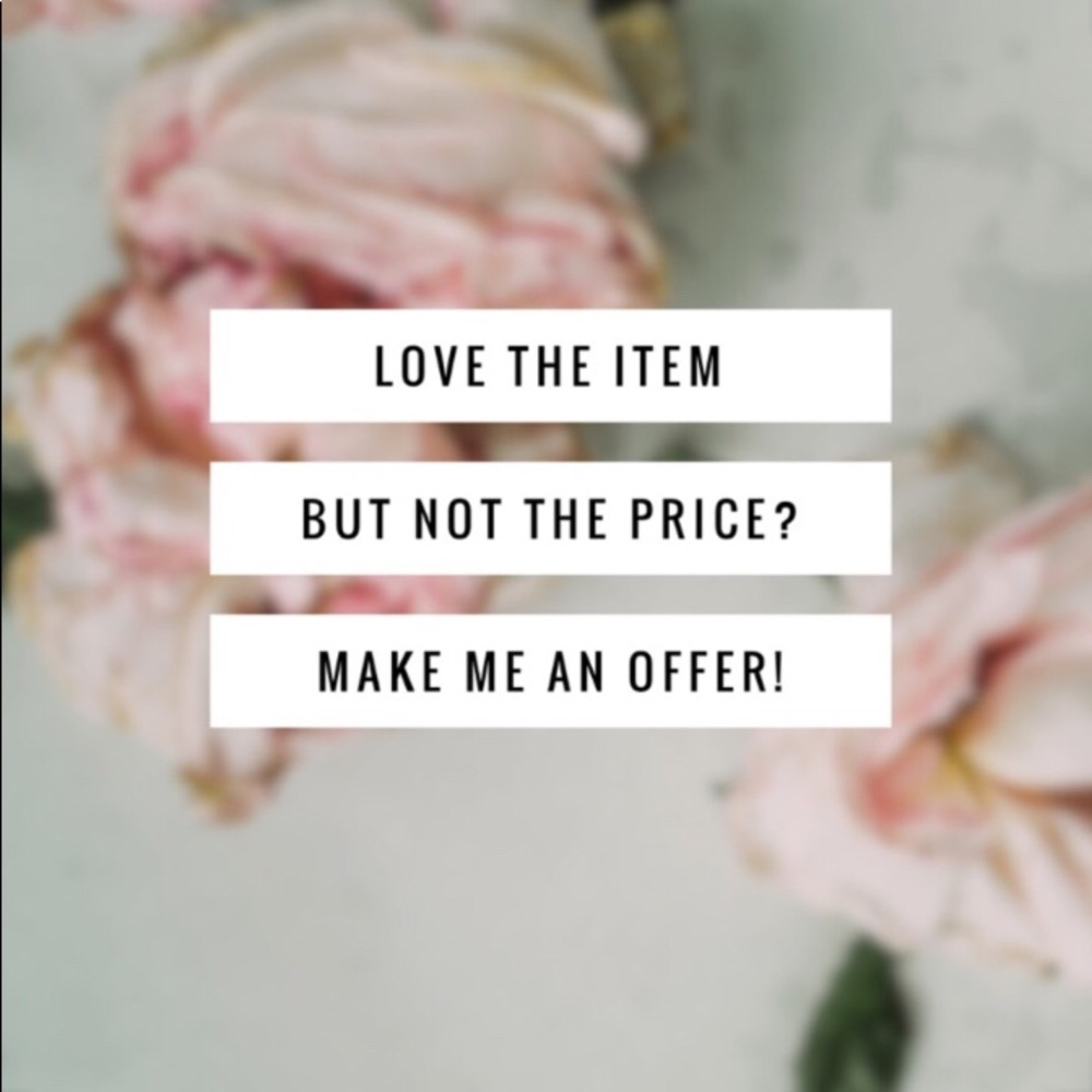 Reasonable offers are welcomed!